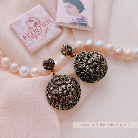 FIORE DI FIRENZE Серьги «Ирисы шары»