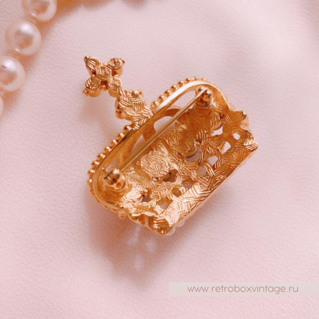 Брошь «Корона голубых кровей» NO NAME 