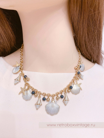 TALBOTS Колье «Морское путешествие: ракушки и морские звезды»