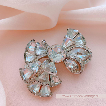 EISENBERG Брошь «Кристальный бант»