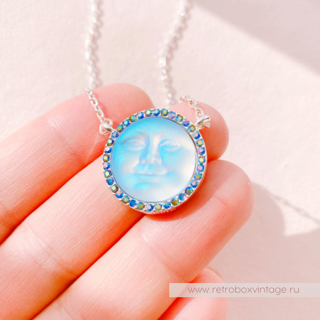 KIRKS FOLLY Ожерелье "Маленькая голубая луна: серебро" KIRKS FOLLY Ожерелье "Маленькая голубая луна: серебро"