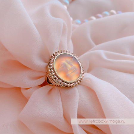 KIRKS FOLLY Кольцо «Лунная нимфа: хамелеон радуга»