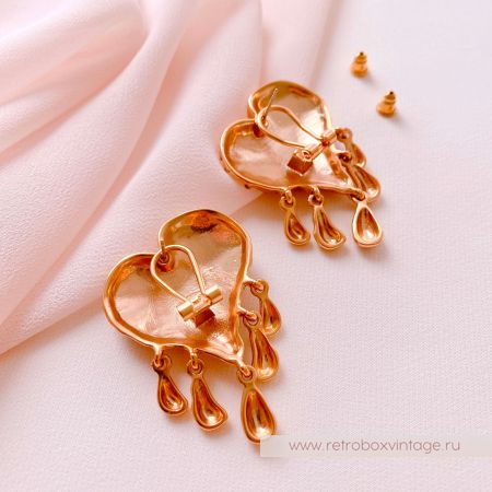 ZARA Серьги "Тающее сердце"