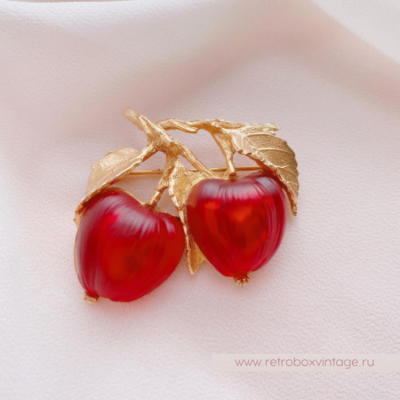 NAPIER Брошь «Райские яблочки»