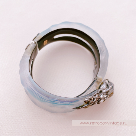 ALEXIS BITTAR Браслет "Магическая имперская змея" Коллекция IMPERIAL NOIR