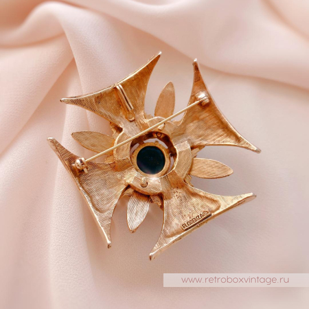 FLORENZA Брошь-кулон «Мальтийский крест»