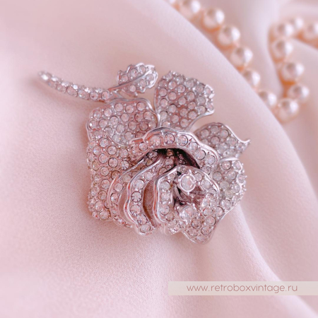 NOLAN MILLER Брошь «Кристальная роза»