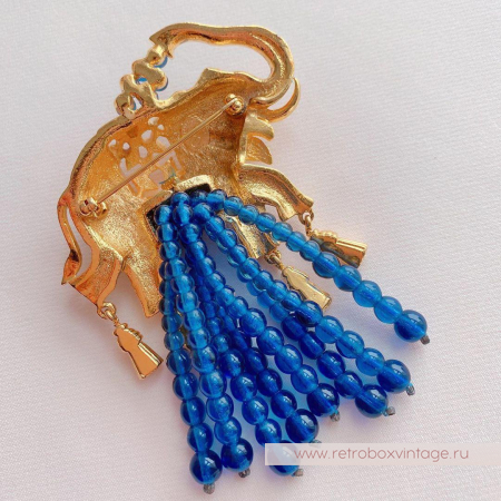 AVON / ELIZABETH TAYLOR Брошь «Купание слона»