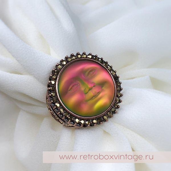 KIRKS FOLLY Кольцо «Лунная нимфа: хамелеон фуксия»