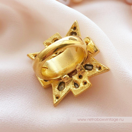 KJL / KENNETH J LANE Кольцо «Мальтийский жемчужный крест»