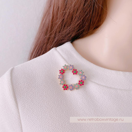 JOAN RIVERS Брошь «Сердце любви»