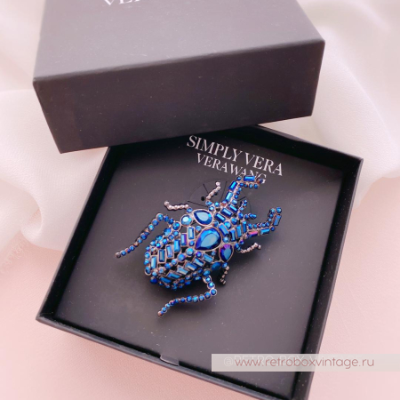 VERA WANG Брошь «Кристальный жук» VERA WANG Брошь «Кристальный жук»