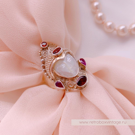 SAJEN Кольцо «Перламутровая богиня» стерлинг 925