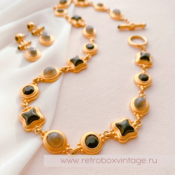 ANNE KLEIN Комплект «Величие королевских особ» ожерелье и серьги