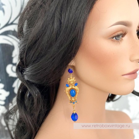 ASKEW LONDON Комплект «Синие павлины»