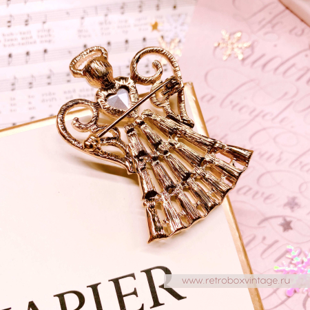 NAPIER Брошь "Рождественский ангел"