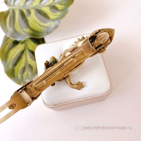 SWEET ROMANCE Заколка-автомат «Лягушка на кувшинке"