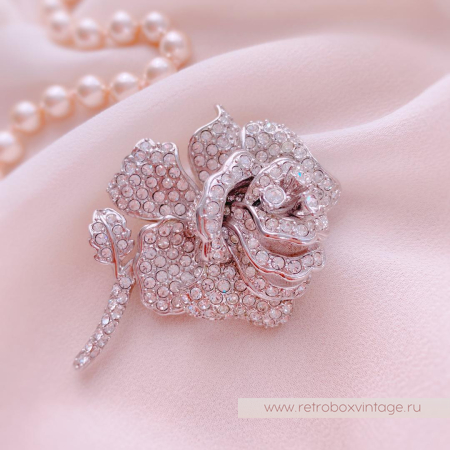 NOLAN MILLER Брошь «Кристальная роза»