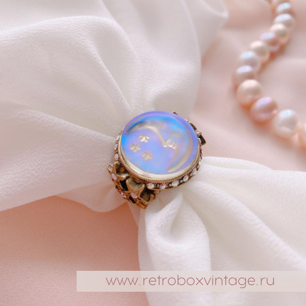 SWEET ROMANCE Кольцо «Лунная соната: бронза»