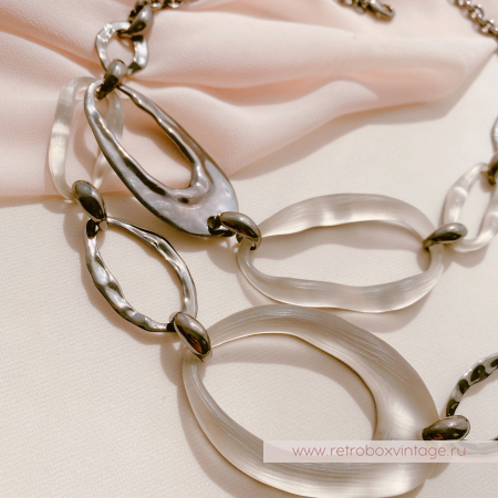 ALEXIS BITTAR Колье «Совершенство форм» двурядное