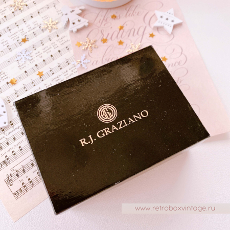 GRAZIANO Брошь "Ангел и звезды" в коробочке с атласной лентой (1998 год)