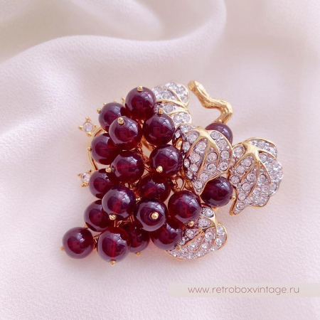 NOLAN MILLER Брошь «Гроздь винограда»