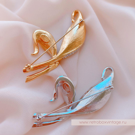 NOLAN MILLER Брошь «Хрустальный ландыш: серебро»