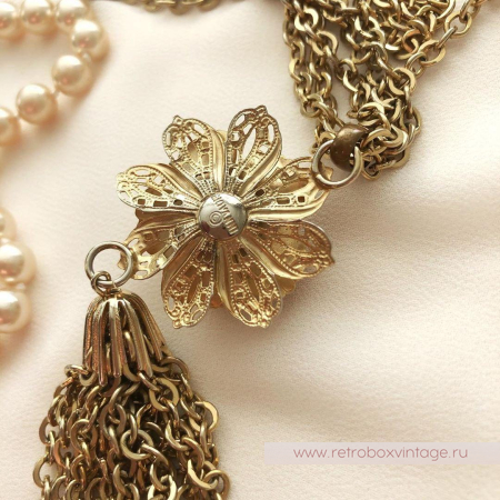 GIOVANNI Ожерелье и браслет «Золотая роза»