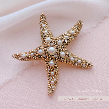 NAPIER Брошь «Жемчужная морская звезда»
