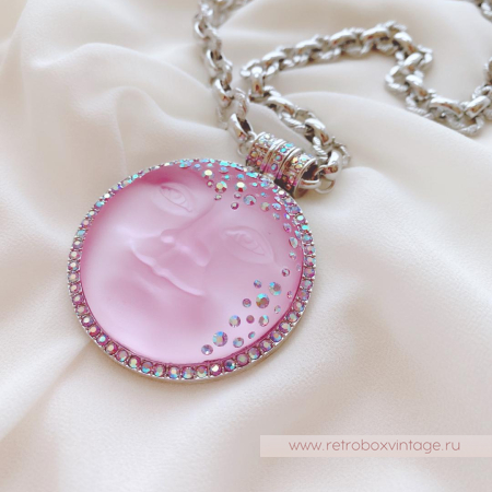 KIRKS FOLLY Ожерелье «Богиня-луна: розовая в серебре» KIRKS FOLLY Ожерелье «Богиня-луна: розовая в серебре»