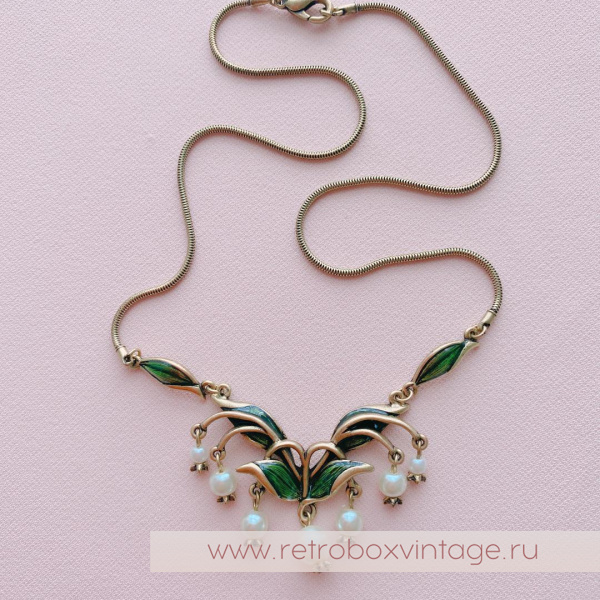 SWEET ROMANCE Колье «Жемчужные ландыши»