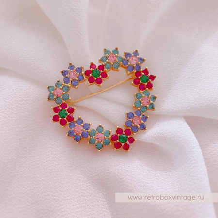 JOAN RIVERS Брошь «Сердце любви»