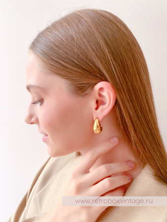TALBOTS Серьги "Золотые капли"