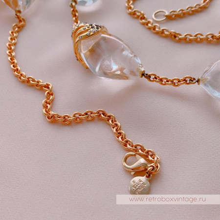 ALEXIS BITTAR Ожерелье длинное «Льдинки на солнце»