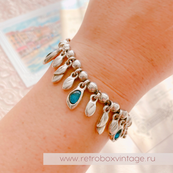 CICLON Браслет «Дыхание воды»  Calendula муранское стекло