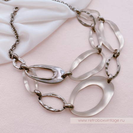 ALEXIS BITTAR Колье «Совершенство форм» двурядное