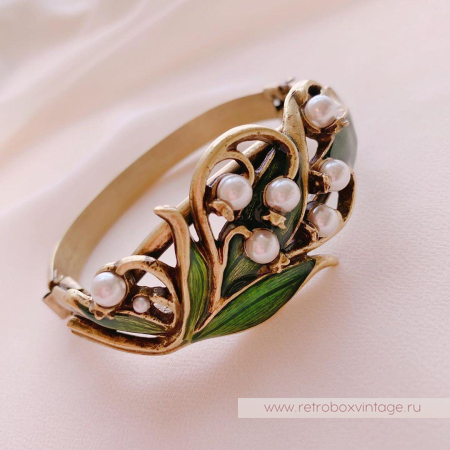 SWEET ROMANCE Браслет-каф «Жемчужные ландыши» (архив)