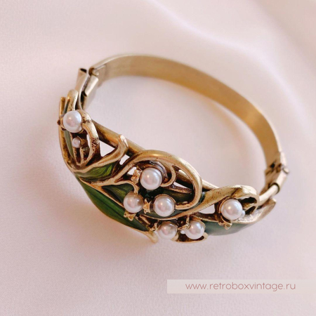 SWEET ROMANCE Браслет-каф «Жемчужные ландыши» (архив)