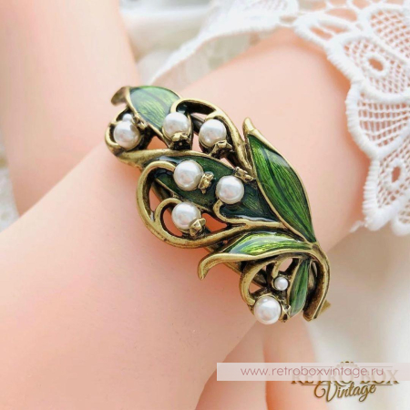 SWEET ROMANCE Браслет-каф «Жемчужные ландыши» (архив)