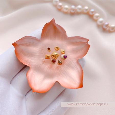 ALEXIS BITTAR Брошь «Рассветный цветок»