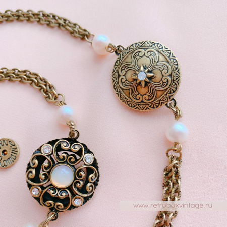 SWEET ROMANCE Ожерелье «Кельтский клевер: бронза»