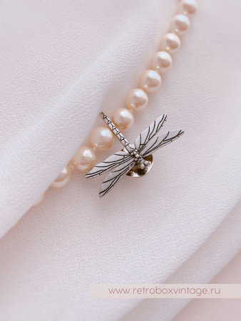 JJ / JONET JEWELRY Брошь-пин "Стрекоза"