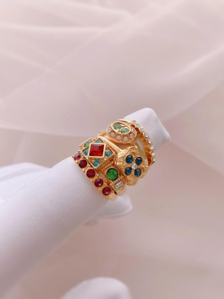 SWEET ROMANCE Сет колец «Ренессанс» (5 шт в комплекте)