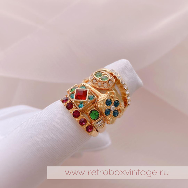 SWEET ROMANCE Сет колец «Ренессанс» (5 шт в комплекте)