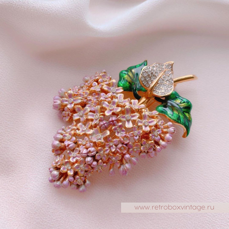 JOAN RIVERS Брошь «Персидская сирень»
