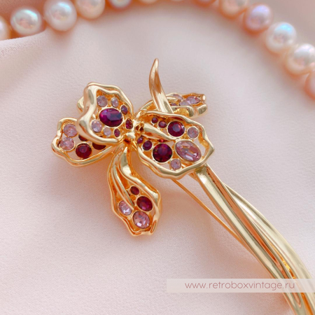 NOLAN MILLER Брошь «Кристальный ирис Тифани» NOLAN MILLER Брошь «Кристальный ирис Тифани»