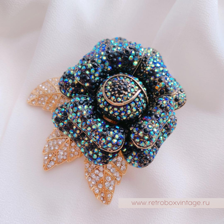 JOAN RIVERS Брошь «Ночная роза»