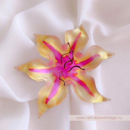 ALEXIS BITTAR Брошь «Цветок рассвета - лилия»