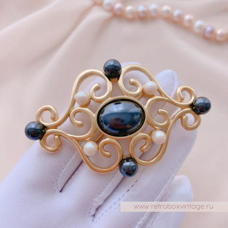 MONET Брошь «Черная жемчужина Византии» MONET Брошь «Черная жемчужина Византии»
