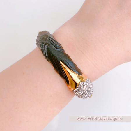 ALEXIS BITTAR Браслет «Эбонитовое дерево» Madera 2025